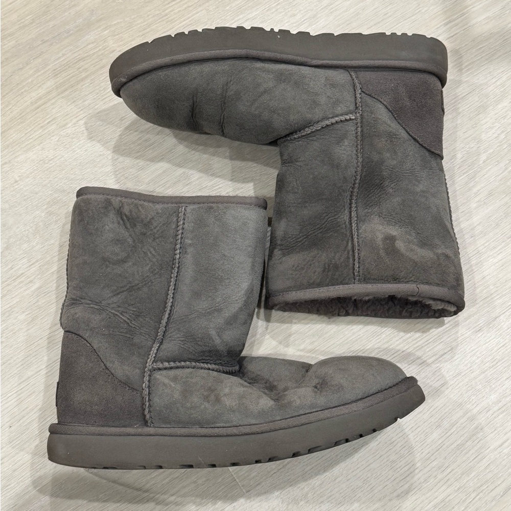 Gray UGG Short Boots